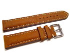 Dornschlie�e - Wildleder 17J - alt-braun wei�e Naht